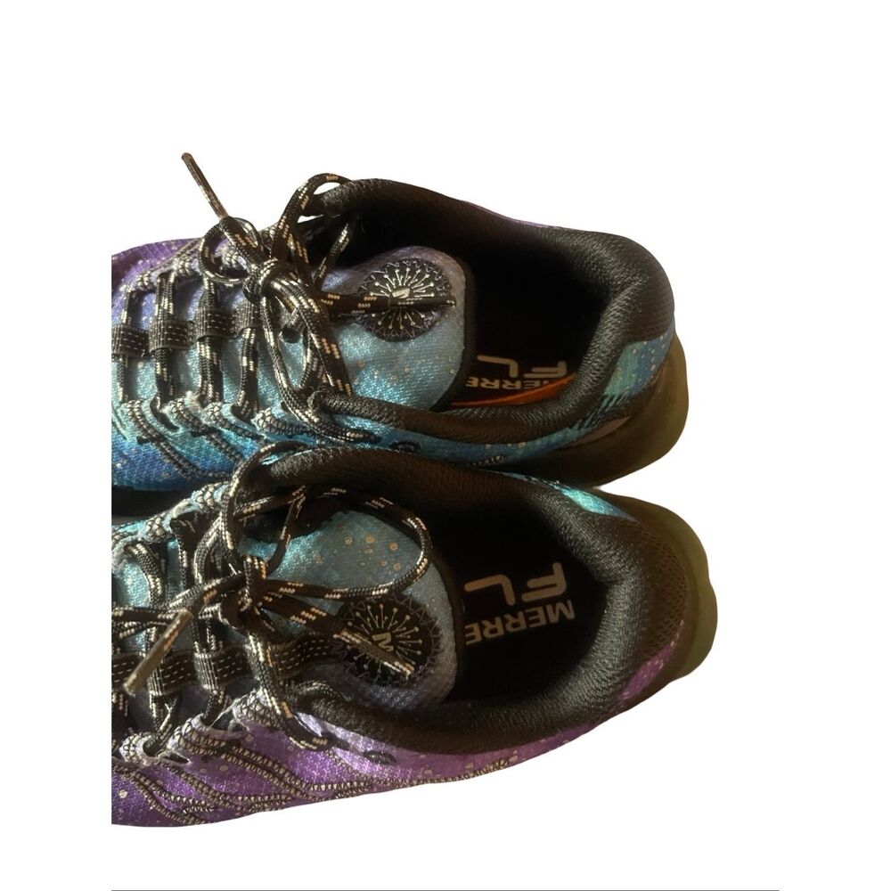 Merrell Womens Blue Purple Moab Flight Night Sky Trail Running Shoes Size 6 - Picture 6 of 10